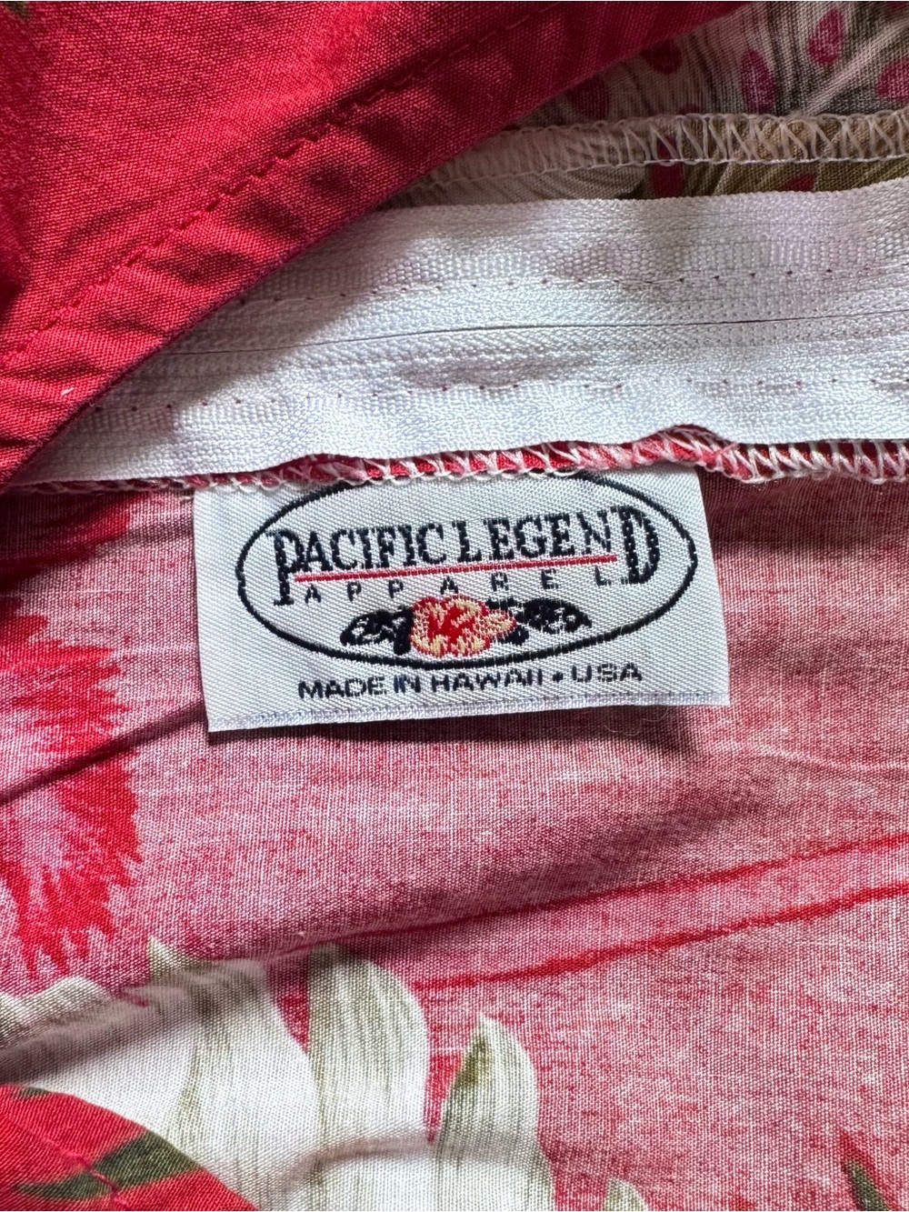 Pacific Legend Apparel Floral Tie-Detail Sleeveless Mini Dress in Red,Size Large - Picture 7 of 8